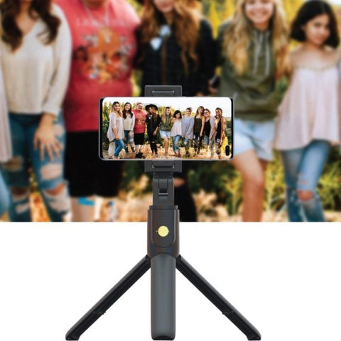 Bluetooth Selfie Stick with Tripod Stand & Detachable Remote Shutter
