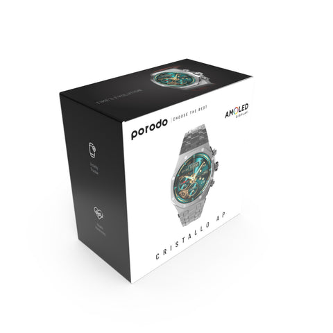 Porodo CristalloAP Smart Watch Blue Dial