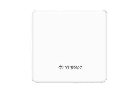 Transcend | Slim Portable DVD Writer | White