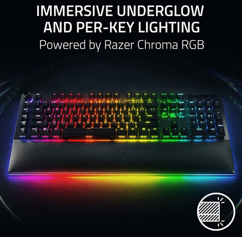 Razer (RZ03-04680100-R3M1) Blackwidow V4 Pro Mechanical Gaming Keyboard - Chroma RGB - Black