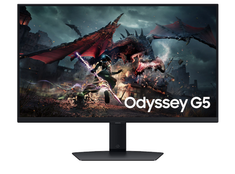 Samsung (S27DG502EM) 27" Odyssey G50D Gaming Monitor QHD - IPS - 180Hz - 1ms - Black