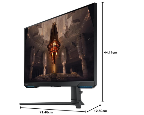 SAMSUNG(S28BG702EM) 28`ODYSSEY G7 FLAT GAMING MONITOR 4K-UHD-IPS-144HZ-1MS SPEAKERS
