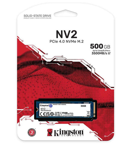 Kingston NV2 PCIe 4.0 500GB NVMe SSD - High-Performance Storage Solution for Modern Systems