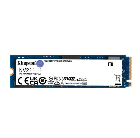 Kingston NV2 PCIe 4.0 1TB NVMe SSD – High-Speed Storage for Thin Laptops and SFF Systems