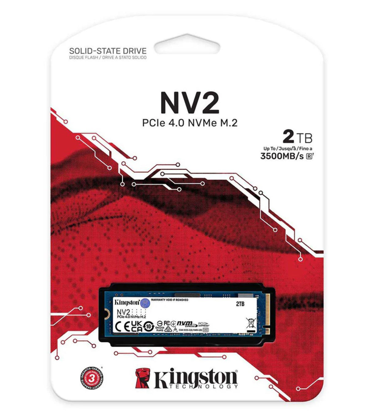 Kingston NV2 PCIe 4.0 2TB NVMe SSD – High-Speed, High-Capacity Storage for Advanced Systems