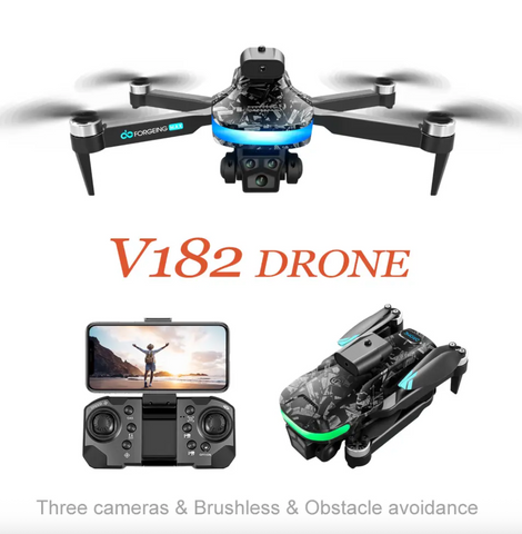 V182 DRONE Three Camera Aerial Photography