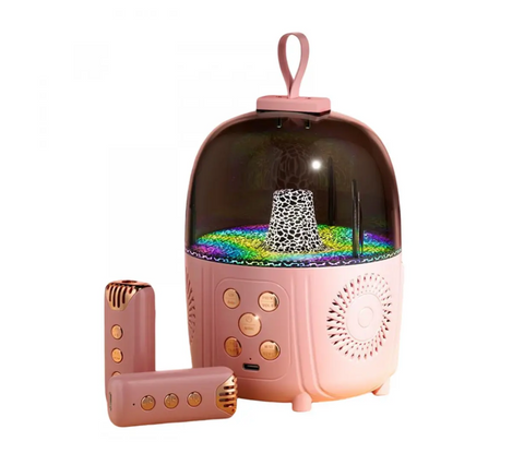 Family KTV Q3 Portable Speaker Karaoke System with Microphones