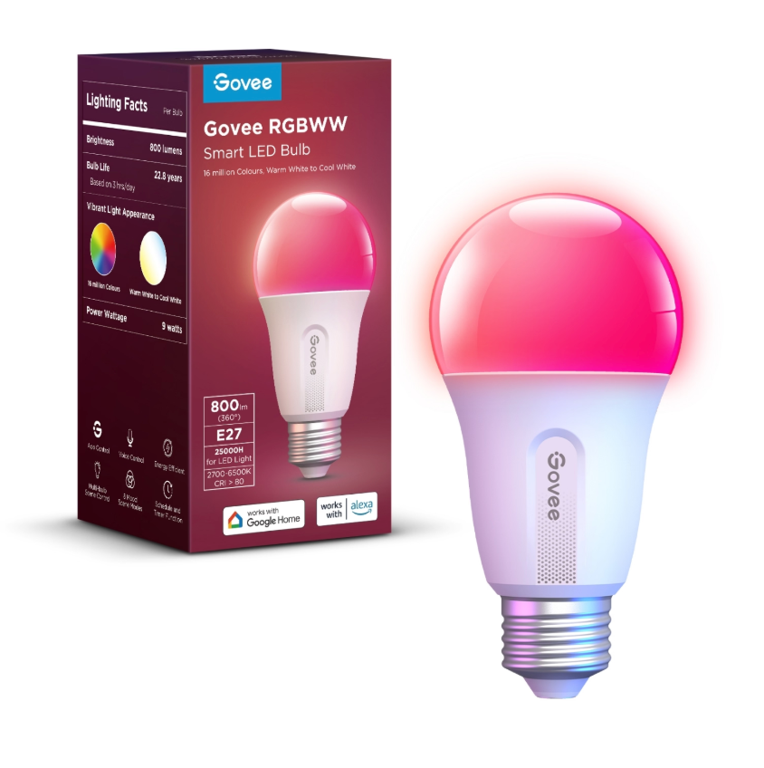 Govee Smart LED Bulb - 800 lm