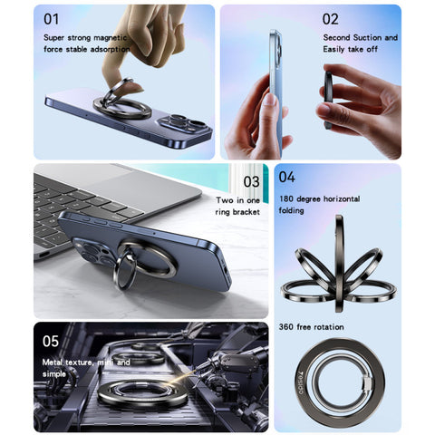 Yesido Magnetic Ring Phone Holder C205