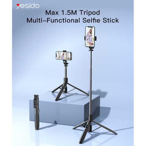Yesido SF13 1.5M Tripod Selfie Stick