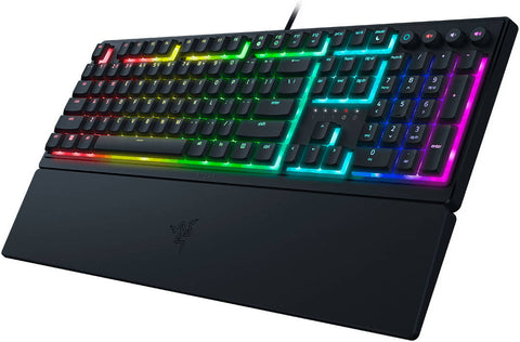 Razer (RZ03-04460100-R3M1) Ornata V3 Gaming Keyboard - Wrist Rest - Black