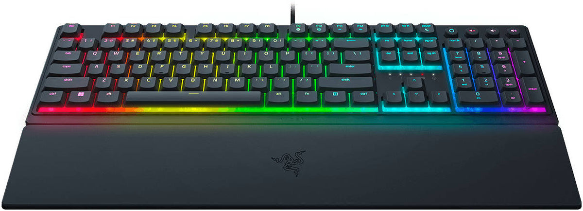 Razer (RZ03-04460100-R3M1) Ornata V3 Gaming Keyboard - Wrist Rest - Black