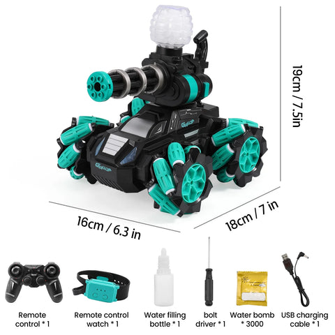 Water Bullet Shooting Remote Control Car