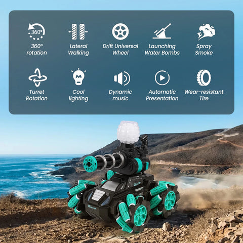 Water Bullet Shooting Remote Control Car