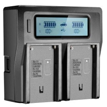 Battery Charger AC Dual for NP-FM50