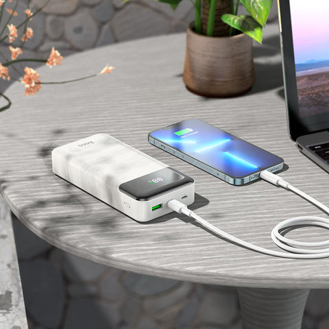 Hoco Power bank “J102A” PD20W + QC3.0 20000mAh | White