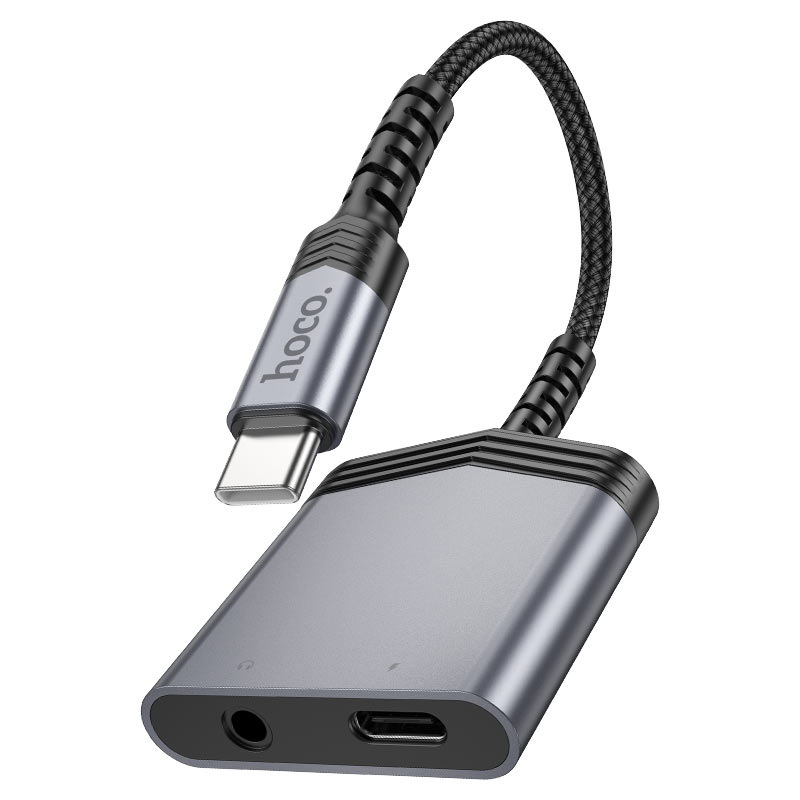 Adapter Type-C to Type-C + 3.5mm “LS39” audio converter