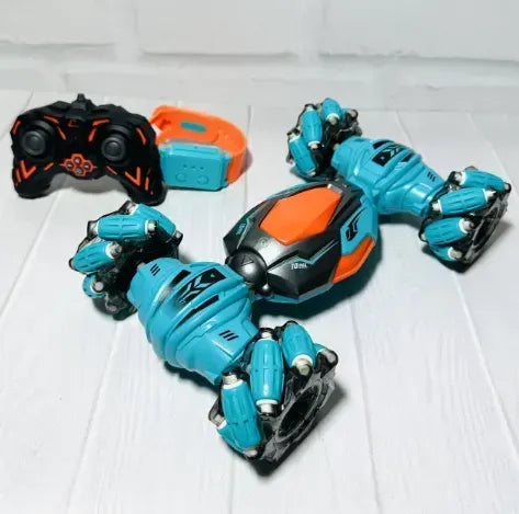 Radio-controlled flip-up car with hand-held remote control Car H-6020