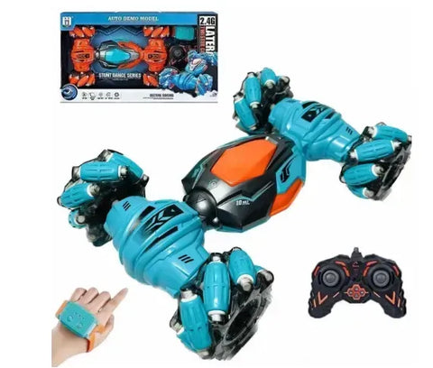 Radio-controlled flip-up car with hand-held remote control Car H-6020