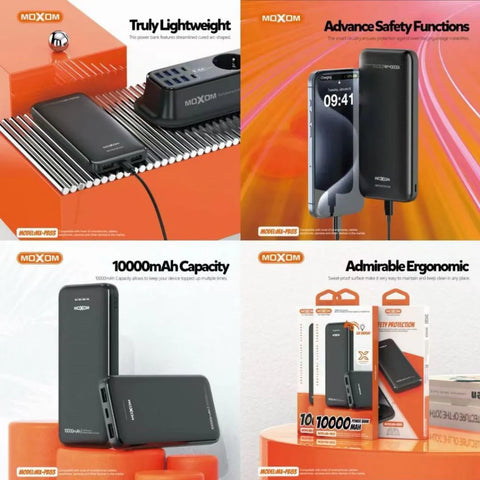 MOXOM | MX-PB83 Power Bank 10000 MAH