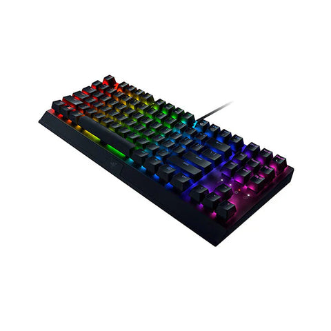 Razer (RZ03-03490100-R3M1) Blackwidow V3 Tenkeyless Wired Gaming Keyboard - Green Switches - Black