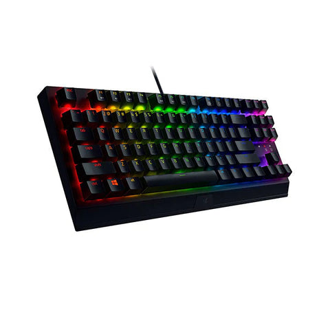 Razer (RZ03-03490100-R3M1) Blackwidow V3 Tenkeyless Wired Gaming Keyboard - Green Switches - Black