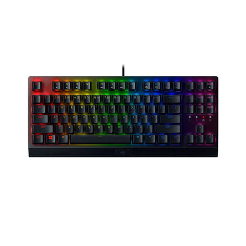 Razer (RZ03-03490100-R3M1) Blackwidow V3 Tenkeyless Wired Gaming Keyboard - Green Switches - Black