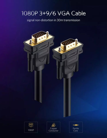 UGREEN VGA to VGA cable 5m max