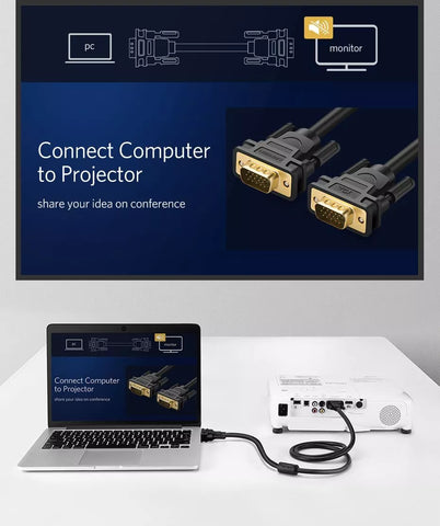 UGREEN VGA to VGA cable 5m max