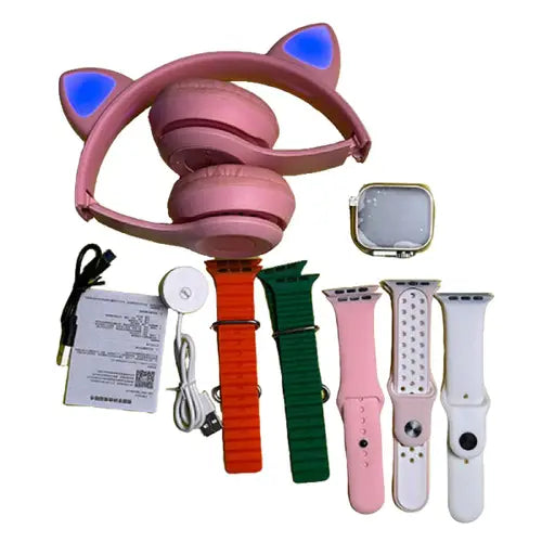 Smart Watch With Headphone Combo TK702