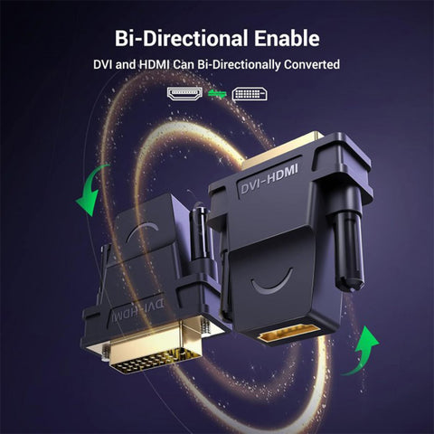 UGREEN DVI (24+1) Male To HDMI Female Adapter